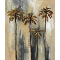 Palm Trees II -Paper Art-32.24"x38"