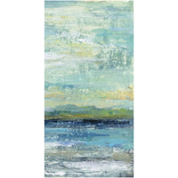 Calm Lake Panel III -Paper Art-32"x62"