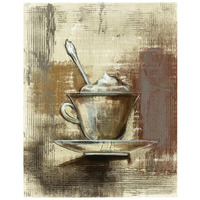 Cafe Classico III Neutral -Paper Art-22"x26"