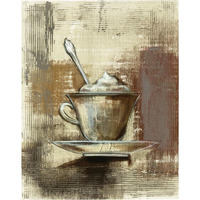 Cafe Classico III Neutral -Paper Art-30"x37"