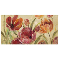 Expressive Tulips Neutral v2 -Paper Art-26"x14"