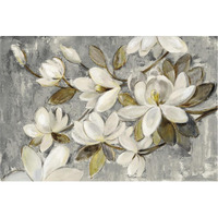 Magnolia Simplicity Neutral Gray -Paper Art-38"x26"