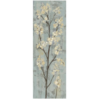 Almond Branch I on Light Blue -Paper Art-20"x56"