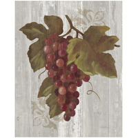 Autumn Grapes III on Wood -Paper Art-18"x22"