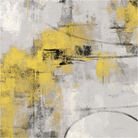 Stone Gardens II Yellow -Paper Art-38&quotx38"