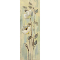 Neutral Anemone Branches II -Paper Art-14"x38"