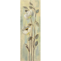 Neutral Anemone Branches II -Paper Art-26"x74"