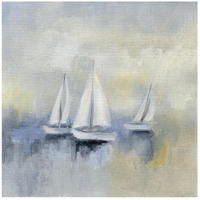 Morning Sail II -Paper Art-26"x26"