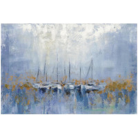 Boats in the Harbor I -Paper Art-50"x34"