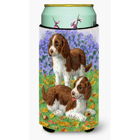 &quotCaroline's Treasures Welsh Springer Spaniel Pups Tall Boy Koozie Hugger, Multicolor"