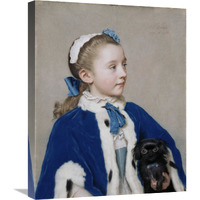 Portrait of Maria Frederike van Reede-Athlone at Seven Years of Age-Canvas Art-20"x24"