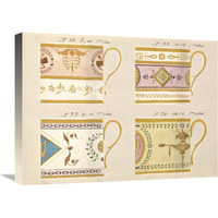 Quatre tasses du 1er choix, ca. 1800-1820-Canvas Art-24"x18"