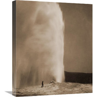 Old Faithful, 1870-Canvas Art-18.26&quotx22"