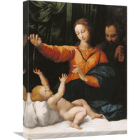 The Holy Family (The Madonna del Velo; Madonna di Loreto)-Canvas Art-18"x24"