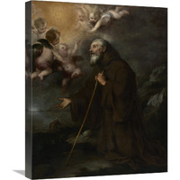 The Vision of Saint Francis of Paola-Canvas Art-20"x24"