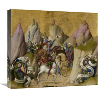 The Meeting of the Three Kings, with David and Isaiah (recto) The Assumption of the Virgin (verso)-Canvas Art-22&quotx19.36"