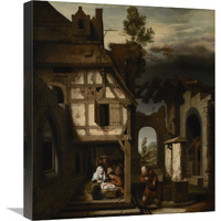 Adoration of the Shepherds-Canvas Art-19.14"x22"