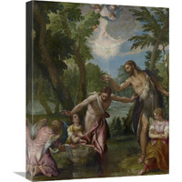 The Baptism of Christ-Canvas Art-20"x24"