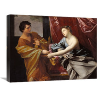 Joseph and Potiphar"s Wife-Canvas Art-24"x18"