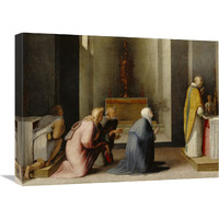 The Miraculous Communion of Saint Catherine of Siena-Canvas Art-24"x18"