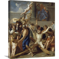 The Martyrdom of St. Andrew-Canvas Art-20&quotx24"