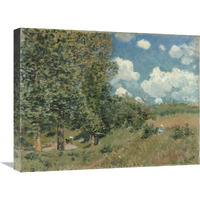 The Road from Versailles to Saint-Germain-Canvas Art-24"x18"