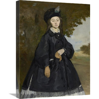 Portrait of Madame Brunet-Canvas Art-18"x24"