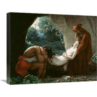 Burial of Atala-Canvas Art-24"x20"