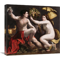 Allegory of Fortune-Canvas Art-22"x20.46"