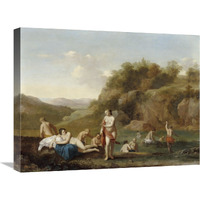 Landscape with Bathing Nudes-Canvas Art-24"x18"