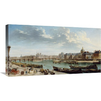 A View of Paris with the Ile de la Cit-Canvas Art-30"x16.2"