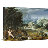 Landscape with Orpheus-Canvas Art-24"x18"