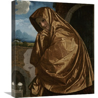 Saint Mary Magdalene at the Sepulchre-Canvas Art-18.7"x22"