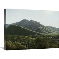 View of the Bridge and Part of the Town of Cava, Kingdom of Naples-Canvas Art-24&quotx18"