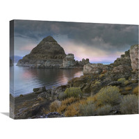 Pyramid Lake, Nevada-Canvas Art-24"x18"