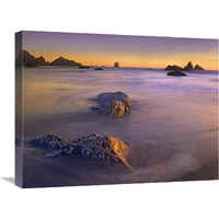 Coastline, Lone Beach, Oregon-Canvas Art-24"x18"