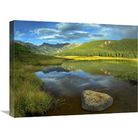 Mt Powell and Piney Lake, Colorado-Canvas Art-24&quotx18"