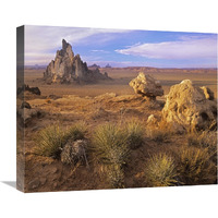 Church Rock, Monument Valley, Arizona-Canvas Art-22"x18.26"