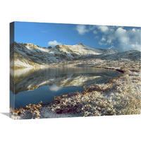 Geissler Mountain and Linkins Lake, Colorado-Canvas Art-24"x18"