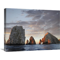 El Arco and sea stacks, Cabo San Lucas, Mexico-Canvas Art-24"x18"