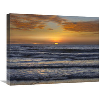 Sunset, Playa Langosta, Guanacaste, Costa Rica-Canvas Art-24"x18"