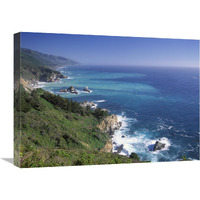 Big Sur coast from near Grimes Point, California-Canvas Art-24&quotx18"