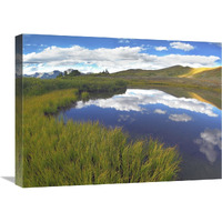 Sky reflected in water Cottonwood Pass, Colorado-Canvas Art-24"x18"