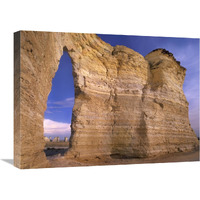 Arch in Monument Rocks National Landmark, Kansas-Canvas Art-24"x18"