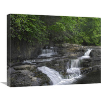 Dismal Falls, Jefferson National Forest, Virginia-Canvas Art-24"x18"