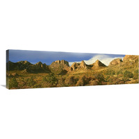 Panorama of Casa Grande National Monument, Arizona-Canvas Art-40"x12"