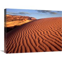 Sand dunes, Coral Pink Sand Dunes State Park, Utah-Canvas Art-24"x18"