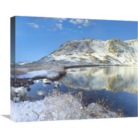 Pond and Geissler Mountain, Linkins Lake, Colorado-Canvas Art-22&quotx18.26"