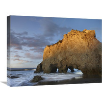 Natural bridge on El Matador State Beach, California-Canvas Art-24&quotx18"