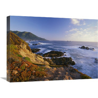 Coastline, Big Sur, Garrapata State Beach, California-Canvas Art-24"x18"